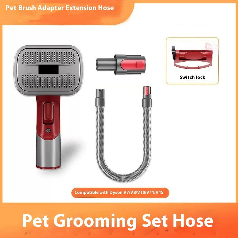 KFX-8138813 Pet Grooming Suction Head Accessories Set for Shaving and Brushing Various Coat Lengths