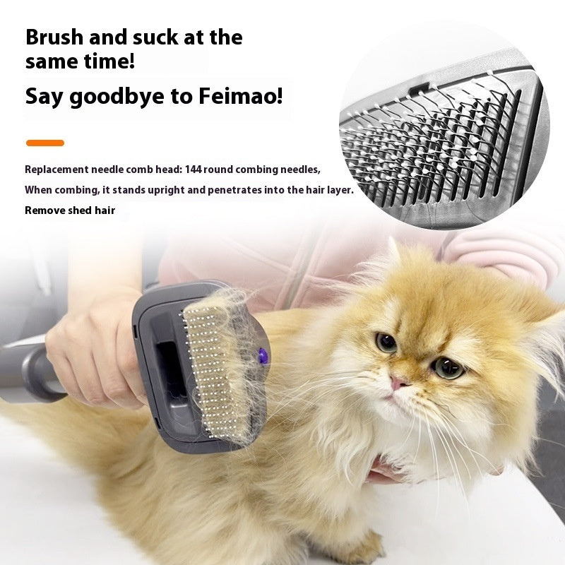 KFX-8138813 Pet Grooming Suction Head Accessories Set for Shaving and Brushing Various Coat Lengths