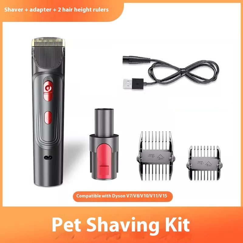 KFX-8138813 Pet Grooming Suction Head Accessories Set for Shaving and Brushing Various Coat Lengths