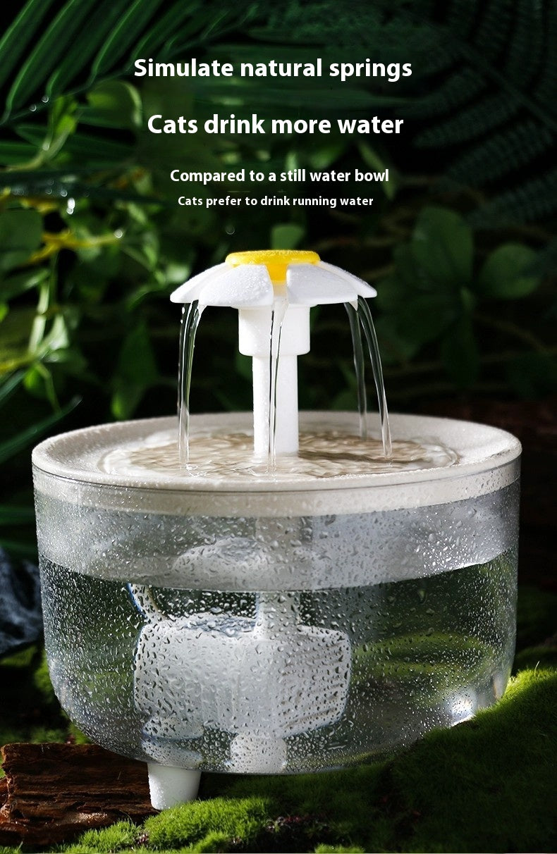 KFX-8139197 Automatic Cat Water Fountain with Constant Temperature and 1000ml Capacity