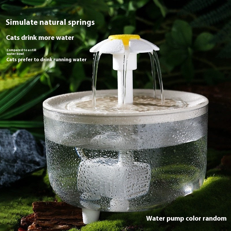KFX-8139197 Automatic Cat Water Fountain with Constant Temperature and 1000ml Capacity