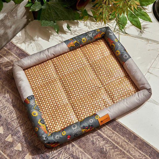 KFX-8143037 Summer Cooling Dog Mat - Soft Non-Woven Fabric in Multiple Colors and Sizes