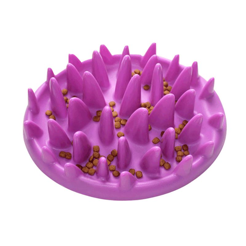 KFX-8143165 Interactive Slow Feeding Bowl for Cats and Small Dogs - Stimulates Mind and Reduces Eating Speed