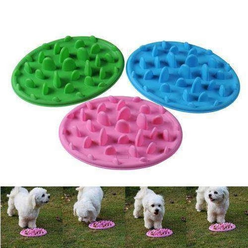 KFX-8143165 Interactive Slow Feeding Bowl for Cats and Small Dogs - Stimulates Mind and Reduces Eating Speed