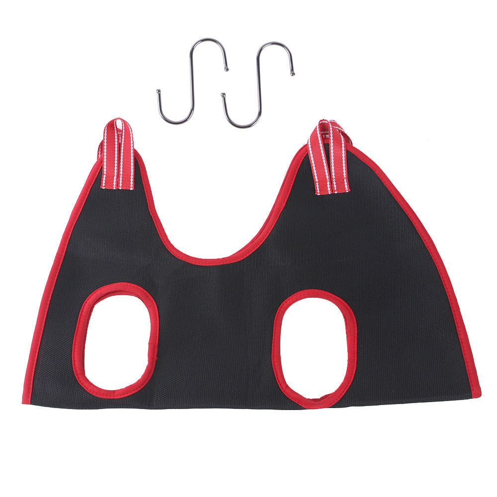 KFX-8148413 Pet Grooming Hammock for Cats and Dogs - Nail Trimming Restraint Bag for Bathing and Grooming