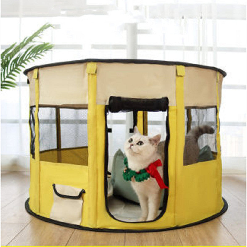 KFX-8153533 Removable Oxford Cloth Pet House with Breathable Net Design for Dogs and Cats