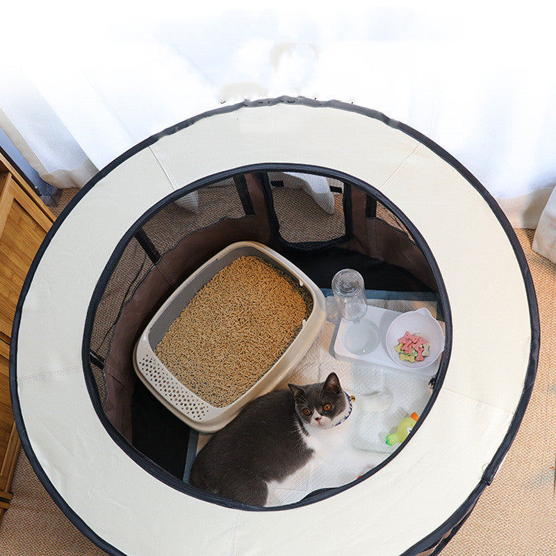KFX-8153533 Removable Oxford Cloth Pet House with Breathable Net Design for Dogs and Cats