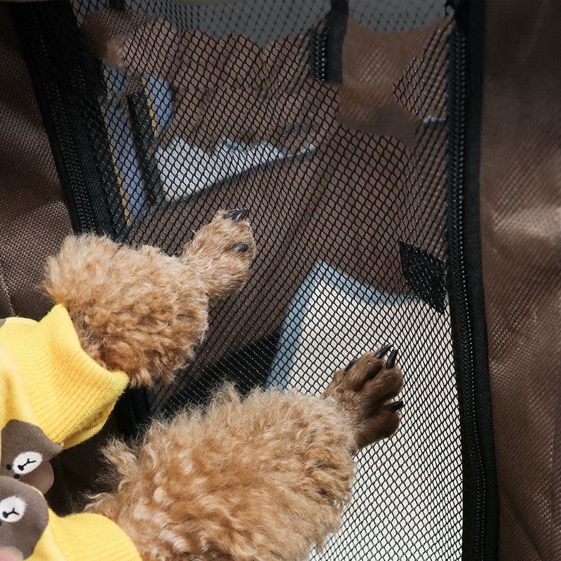KFX-8153533 Removable Oxford Cloth Pet House with Breathable Net Design for Dogs and Cats