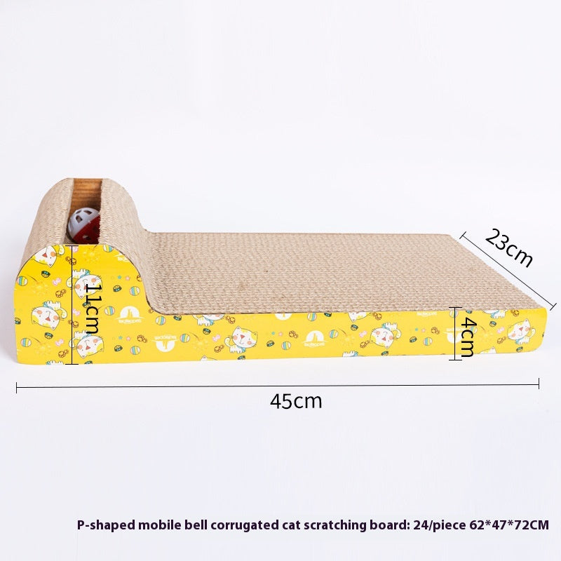 KFX-8154685 Cat Scratch Board - Innovative Corrugated Paper Designs for Claw Grinding