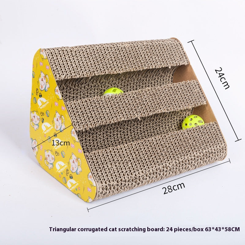 KFX-8154685 Cat Scratch Board - Innovative Corrugated Paper Designs for Claw Grinding