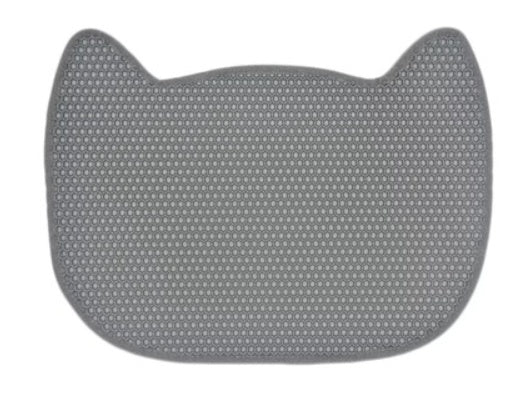 KFX-8156349 Non-Slip Cat Litter Mat for Easy Cleanup, Anti-Skid EVA Design, Available in Multiple Colors