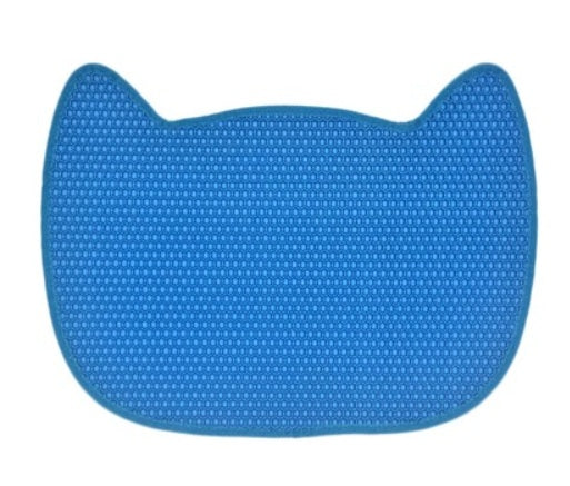 KFX-8156349 Non-Slip Cat Litter Mat for Easy Cleanup, Anti-Skid EVA Design, Available in Multiple Colors