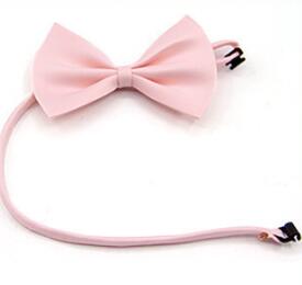 KFX-8156733 Solid Color Pet Bow Tie for Dogs and Cats - Stylish Cloth Accessory in Various Colors