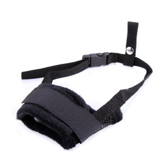 KFX-8157757 Duck Beak Protective Anti-Bite Mouth Cover - Breathable Nylon Mask with Adjustable Velcro Closure