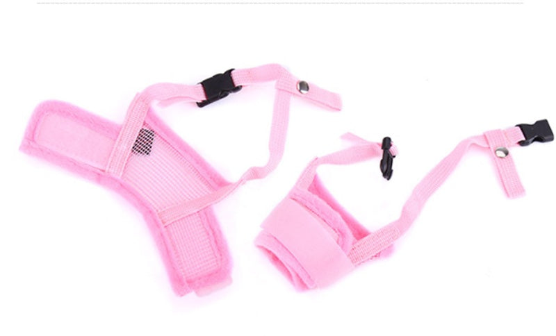 KFX-8157757 Duck Beak Protective Anti-Bite Mouth Cover - Breathable Nylon Mask with Adjustable Velcro Closure
