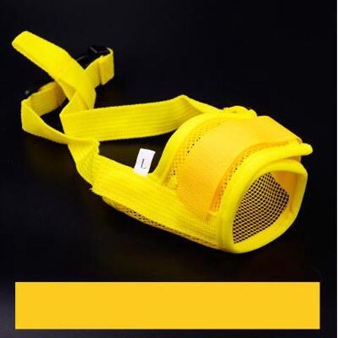 KFX-8157757 Duck Beak Protective Anti-Bite Mouth Cover - Breathable Nylon Mask with Adjustable Velcro Closure