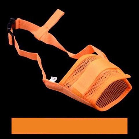 KFX-8157757 Duck Beak Protective Anti-Bite Mouth Cover - Breathable Nylon Mask with Adjustable Velcro Closure