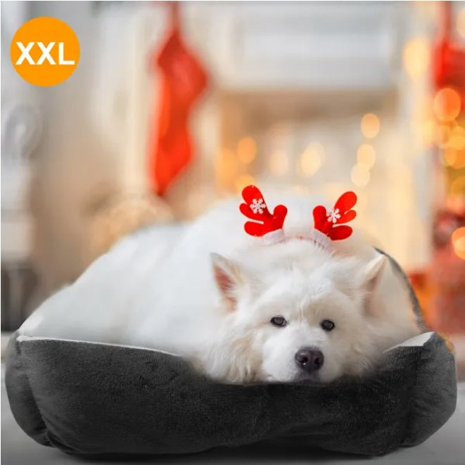 KFX-8158141 Cozy XXL Soft Warm Fleece Bed for Dogs and Cats - Perfect Nesting Cushion and Mat