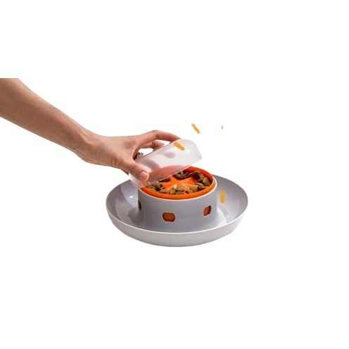 KFX-8160445 Automatic Pet Feeder for Dogs and Cats with Press Leakage Design