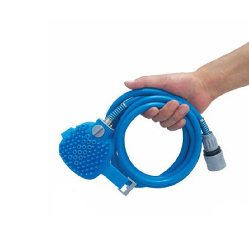 KFX-8162109 Pet Bathing Massage Brush Nozzle with 2.5m Hose and Adjustable Water Control