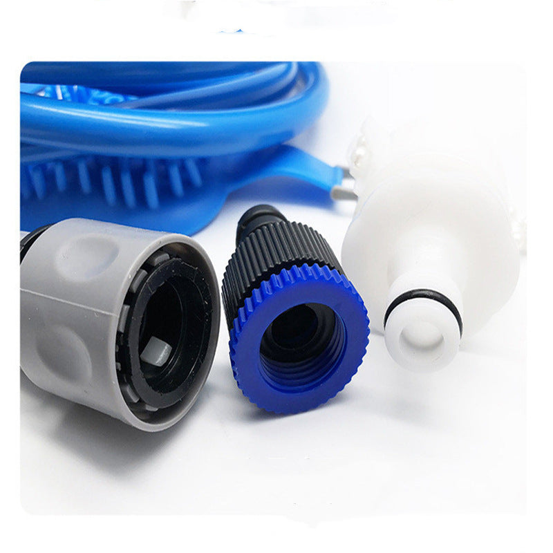 KFX-8162109 Pet Bathing Massage Brush Nozzle with 2.5m Hose and Adjustable Water Control