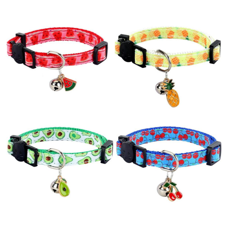 KFX-8162237 Adjustable Geometric Pattern Pet Collar in Multiple Colors - Universal Fit for All Seasons
