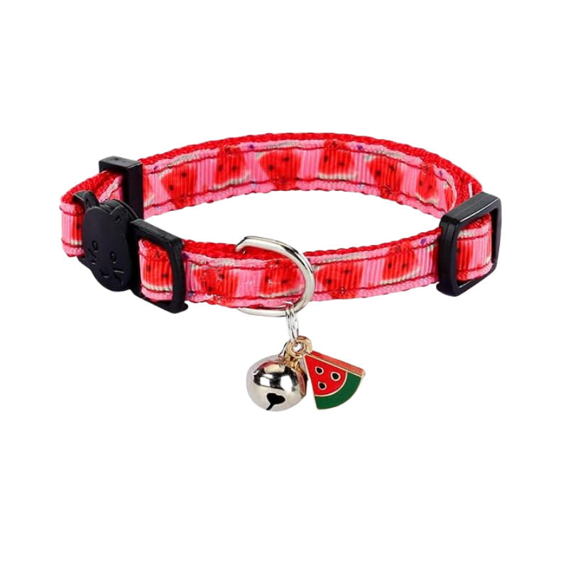 KFX-8162237 Adjustable Geometric Pattern Pet Collar in Multiple Colors - Universal Fit for All Seasons