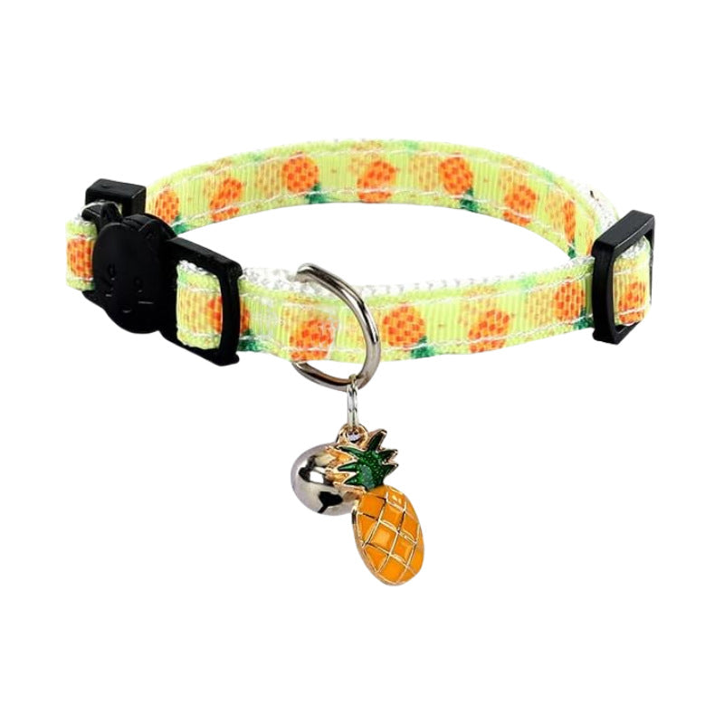KFX-8162237 Adjustable Geometric Pattern Pet Collar in Multiple Colors - Universal Fit for All Seasons