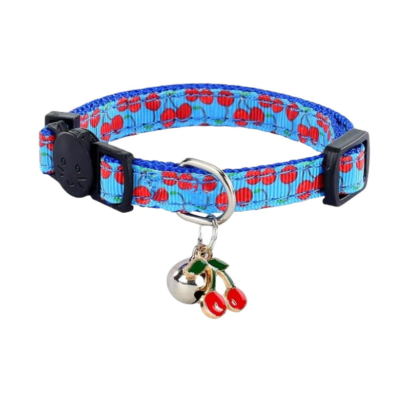 KFX-8162237 Adjustable Geometric Pattern Pet Collar in Multiple Colors - Universal Fit for All Seasons