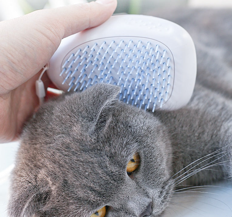 KFX-8165821 Pet Hair Removal Comb - ABS Comb for Cat Grooming 7.2 x 10.6 x 4.2 CM