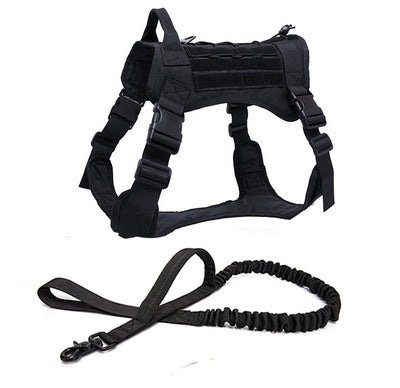 KFX-8175037 Outdoor Tactical Pet Vest - Durable Nylon, Adjustable Fit, Breathable Design for All Dog Sizes