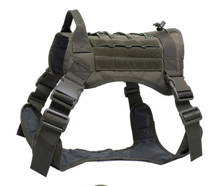 KFX-8175037 Outdoor Tactical Pet Vest - Durable Nylon, Adjustable Fit, Breathable Design for All Dog Sizes