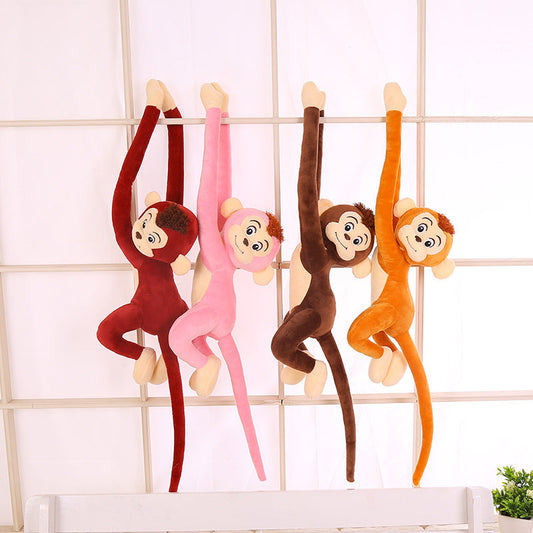 KFX-8175421 Hanging Plush Monkey Toy for Home Decoration – Available in Various Colors and Heights