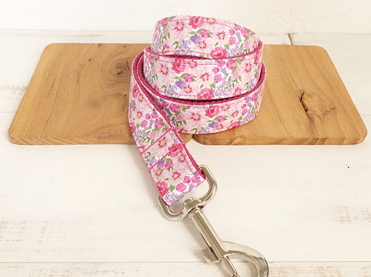KFX-8175549 Pink Flower Fairy Classic Leash Set - Durable Polyester, Multiple Sizes Available
