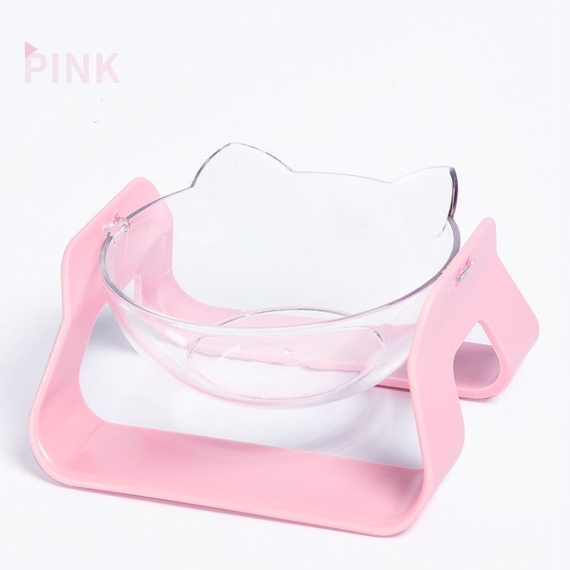 KFX-8175933 Cervical Support Plastic Cat Bowl for Comfortable Feeding