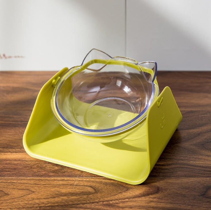 KFX-8175933 Cervical Support Plastic Cat Bowl for Comfortable Feeding