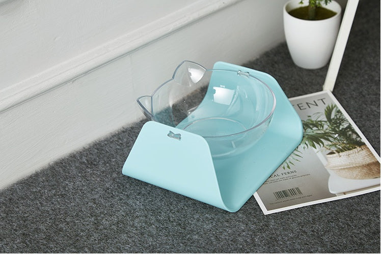 KFX-8175933 Cervical Support Plastic Cat Bowl for Comfortable Feeding