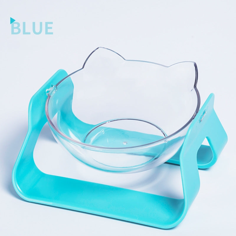 KFX-8175933 Cervical Support Plastic Cat Bowl for Comfortable Feeding