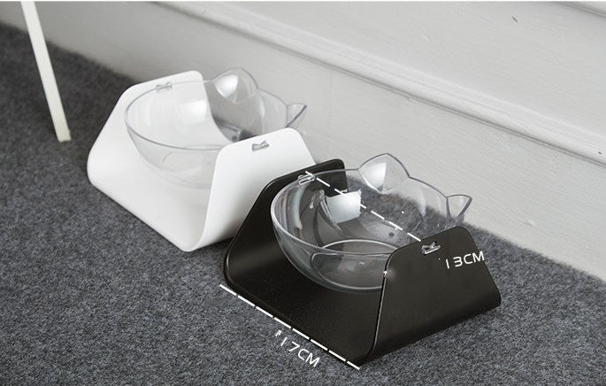 KFX-8175933 Cervical Support Plastic Cat Bowl for Comfortable Feeding