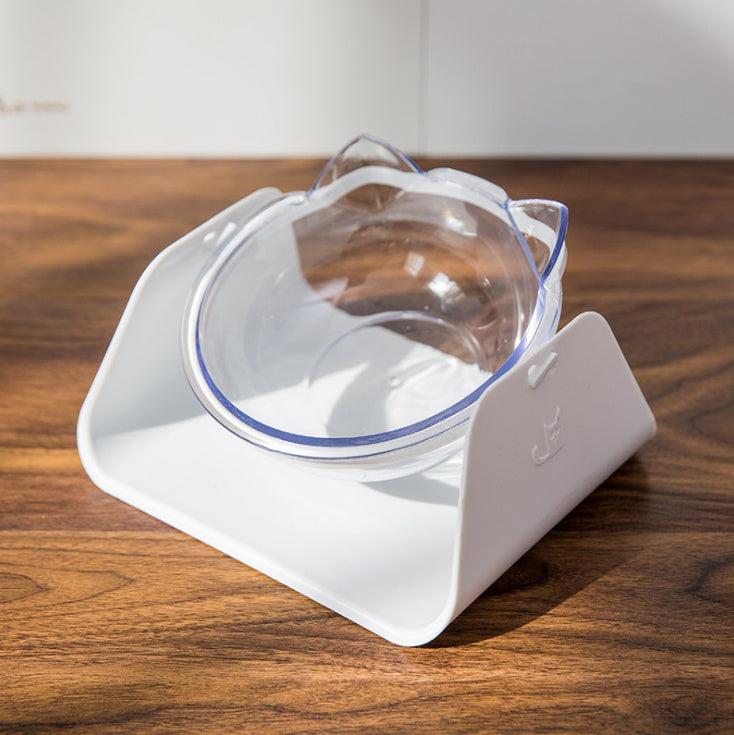 KFX-8175933 Cervical Support Plastic Cat Bowl for Comfortable Feeding