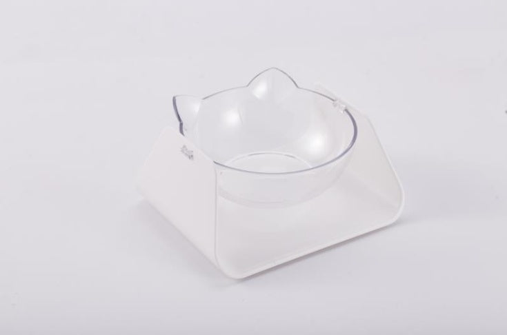 KFX-8175933 Cervical Support Plastic Cat Bowl for Comfortable Feeding