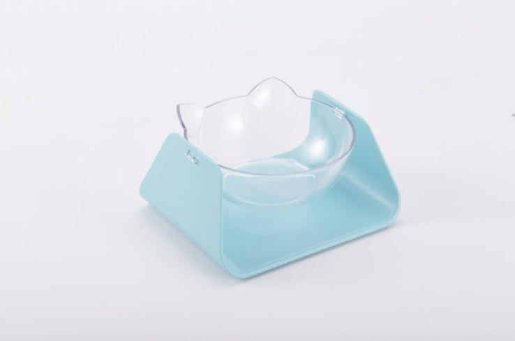 KFX-8175933 Cervical Support Plastic Cat Bowl for Comfortable Feeding
