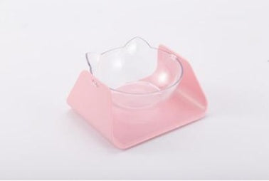 KFX-8175933 Cervical Support Plastic Cat Bowl for Comfortable Feeding