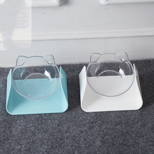 KFX-8175933 Cervical Support Plastic Cat Bowl for Comfortable Feeding