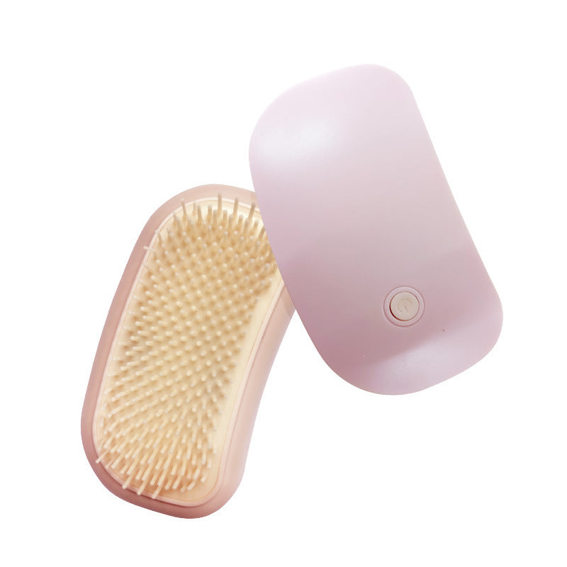 KFX-8179005 Handheld Electric Vibration Massage Brush for Pets - Portable Cat and Dog Comb with Soft TPE Teeth