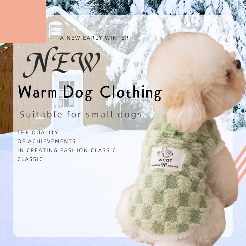 KFX-8181181 Korean Style Cartoon Bear Hoodie for Small to Medium Dogs - Cozy Pet Clothing for Fall and Winter