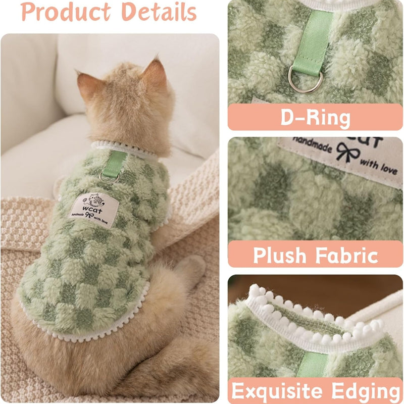 KFX-8181181 Korean Style Cartoon Bear Hoodie for Small to Medium Dogs - Cozy Pet Clothing for Fall and Winter