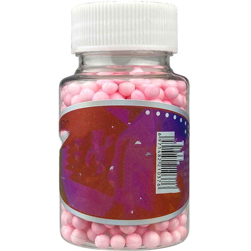 KFX-8187325 Floating Foam Bait for Carp Fishing - Yellow Fruit Sweet & Pink Aroma, 4-9mm Granular Size