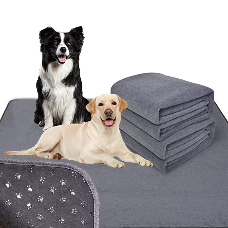 KFX-8189117 Multi-Layer Waterproof Mattress Cover for Pets – Anti-Seepage and Dirt-Resistant, Available in Gray and Green