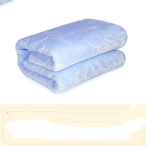 KFX-8193853 Soft and Padded Double Heavy Thermal Pet Blanket for Dogs in Blue, Pink, and Mint Green